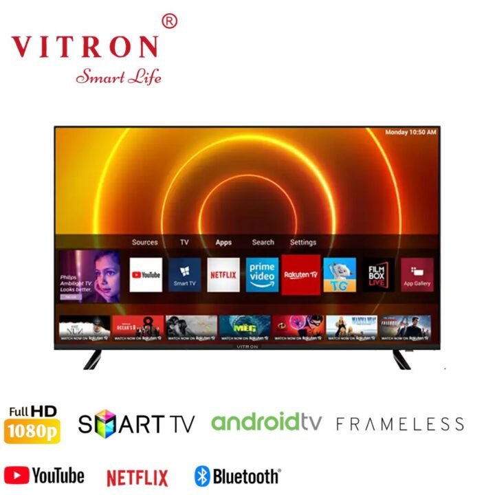Vitron Smart 32″ FRAMELESS Android TV HTC3200S Netflix and Youtube