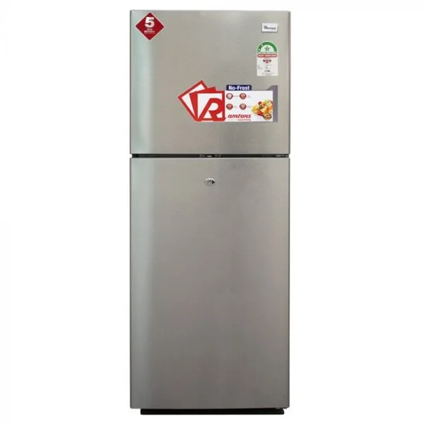 RAMTONS 188 LITRES DOUBLE DOOR NO FROST FRIDGE, SILVER- RF/329