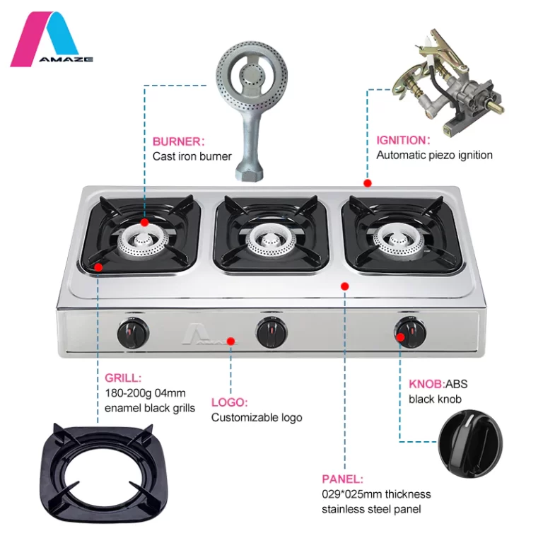 Amaze 3 burners cooker1