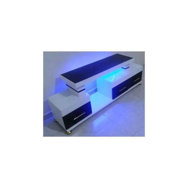 Istanbul 1 Modern TV Stand With LED Lights - Image 3