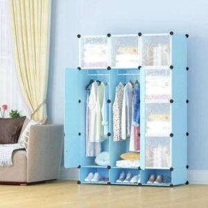 Plastic wardrobe Blue