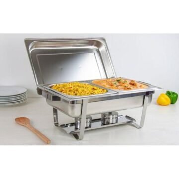 2 tray chaffing dish
