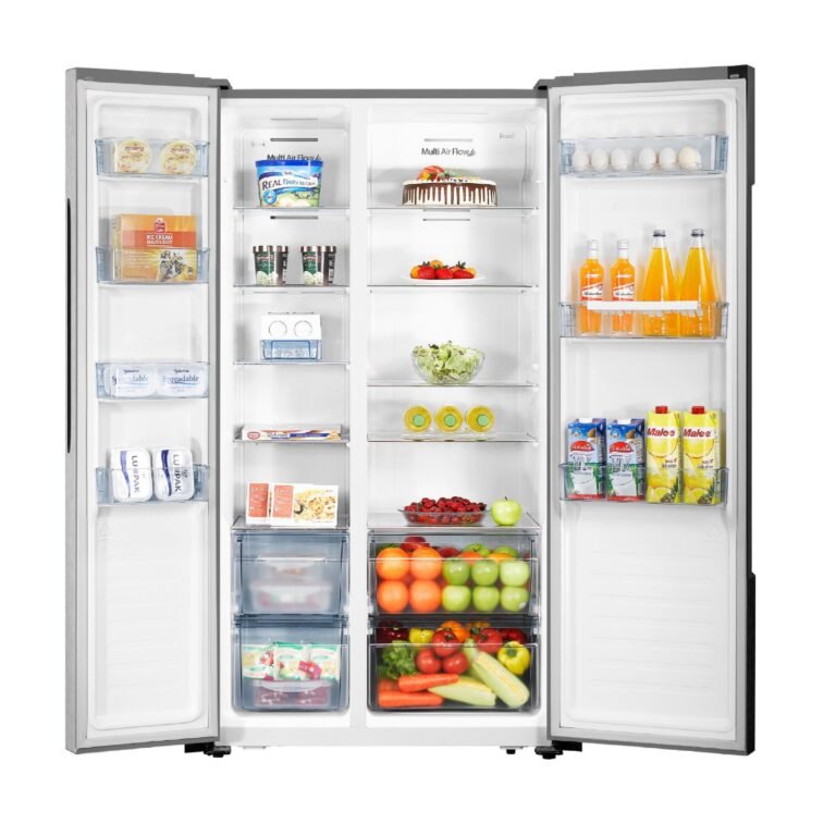 Hisense-Fridge-518-Liters-Silver fridge.