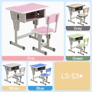 Modern Student Study Desk and Chair School Furniture