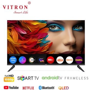 Vitron 40-Inch Frameless Smart Android TV – HD LED with Inbuilt Decoder in Kenya