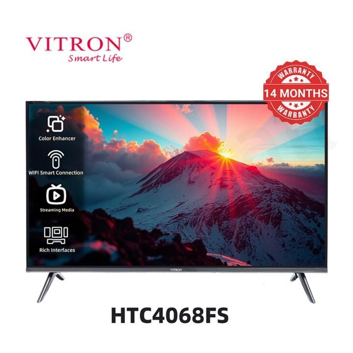 Vitron 40″ Inch FRAMELESS Smart Android TV Netflix INBUILT DECODER+FREE BRACKET