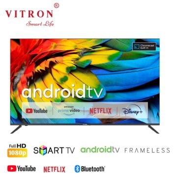 Vitron 43″ Inch FRAMELESS Smart Android TV Netflix INBUILT DECODER+FREE BRACKET