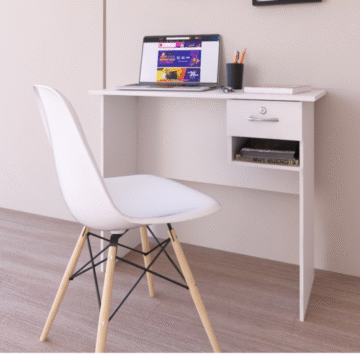 Office desk 0.9mtrs white