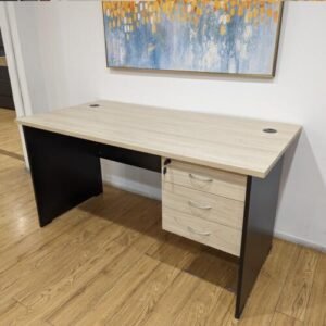 everest office desk 3 drawers1