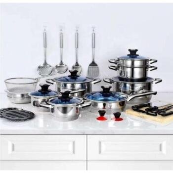 Marwa German Life 30pcs Stainless Cookware Set