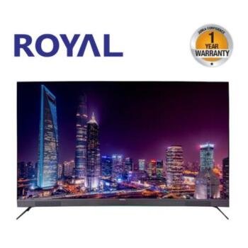Royal 65" Smart WebOS Magic Remote Frameless Ultra HD, 4K LED Television - Black.