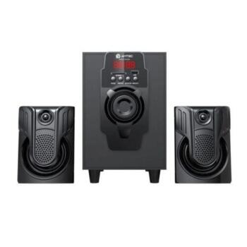 Amtec AM-808 Sub Woofer Sound System -BT/USB/FM Black.