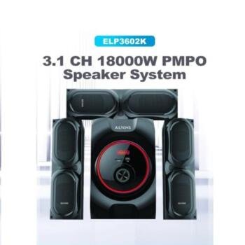 AILYONS ELP3602K 3.1CH Subwoofer Home Theatre Multi Media Bluetooth Speaker System