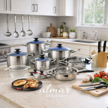 Marwa German life cookware set 30pcs Stainless