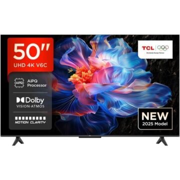 TCL 50” 4K ULTRA HD GOOGLE TV, VOICE CONTROL, NETFLIX, BLUETOOTH 50P635