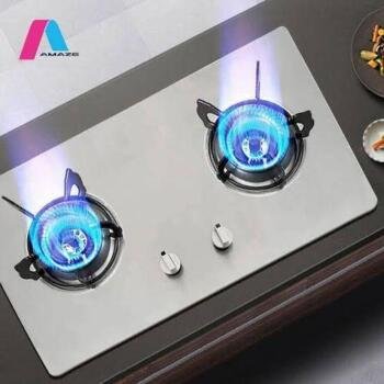 2 burner Amaze stainless hob cooker