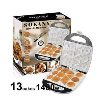 Sokany 13 PCS Biscuit Machine Multipurpose-Non Stick Cake Maker
