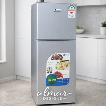 Nunix 138L Double Door Fridge BCD-138