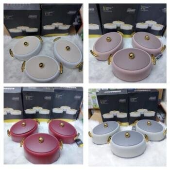 3pcs Insulated Casserole hot pots