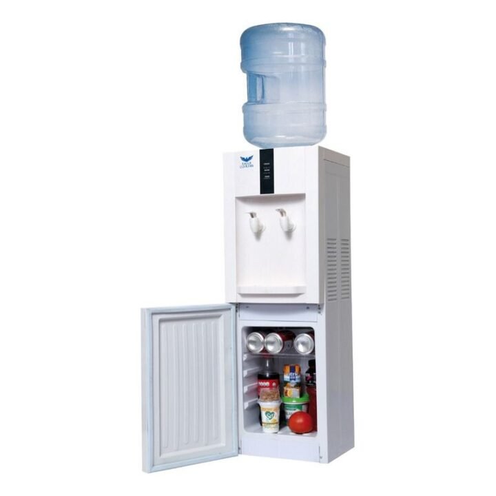 Electromate Hot & Normal Water Dispenser – Top Load, Pure White with Stainless Steel Tanks