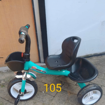 Durable 3-Wheel Kids Tricycle – Adjustable Seat, Safety Harness & Storage Basket