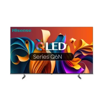 Hisense 65-Inch QLED Smart TV – 4K UHD, Dolby Vision, Android TV, Voice Control, Frameless Design