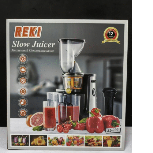 Reki Slow Juicer – Cold Press Juicer | High Yield, Quiet Motor, Easy to Clean