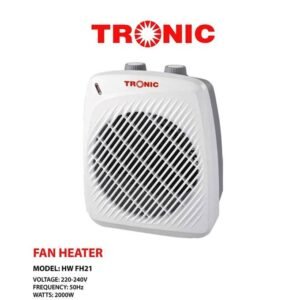 Tronic Portable Electric Fan Heater – Adjustable Thermostat, Overheat Protection, Energy Efficient