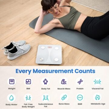 TLAC Digital Bathroom Scale – High Precision Smart Weighing Machine