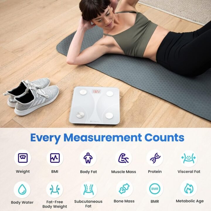 TLAC Digital Bathroom Scale – High Precision Smart Weighing Machine