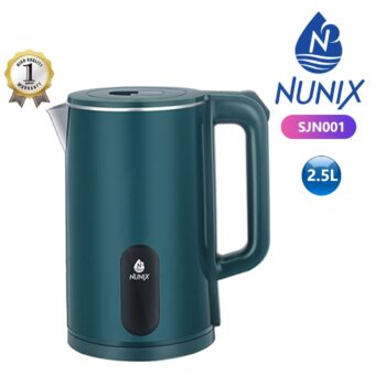 Nunix SJN001 Electric Kettle – 2.5L | Fast Boil, Durable & Stylish