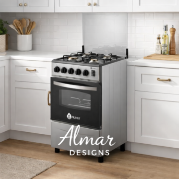 Nunix Standing Cooker Full Gas 4 Burner With Oven 50X55