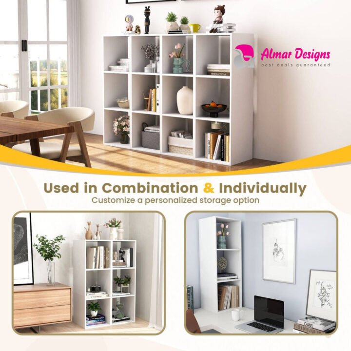 Celine Display Bookshelf – Contemporary Storage & Home Décor Stand
