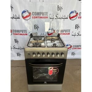 BJS 3+1 Cooker with tripple Powerful Ring Burner, Electric Oven with Turbo Fan  Hot Plate, 60x60cm