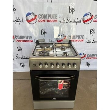 BJS 3+1 Cooker with tripple Powerful Ring Burner, Electric Oven with Turbo Fan  Hot Plate, 60x60cm