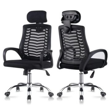 Ergonomic Mesh Office Chair with Adjustable Headrest
