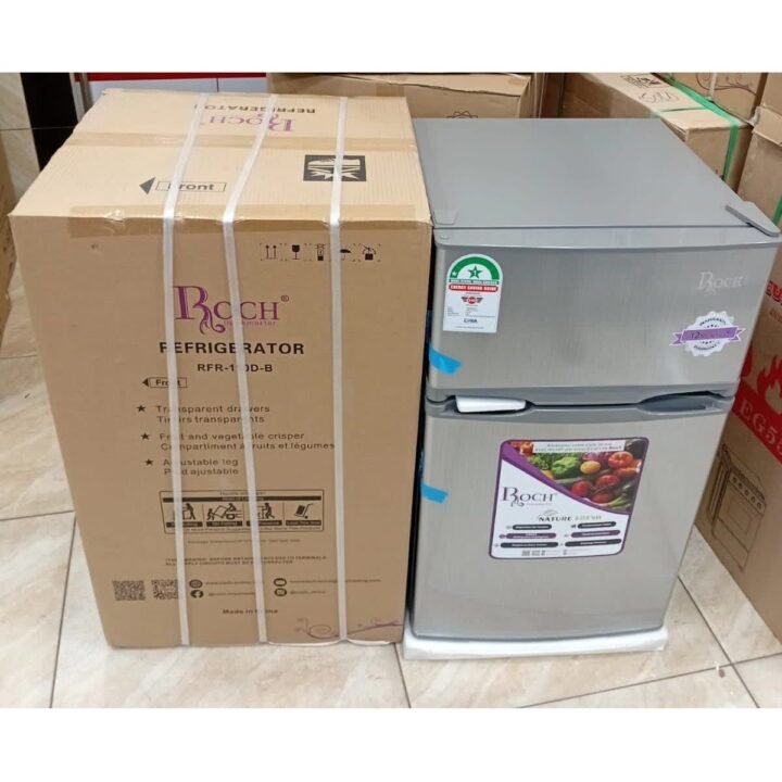 Roch Double Door Fridge 85L
