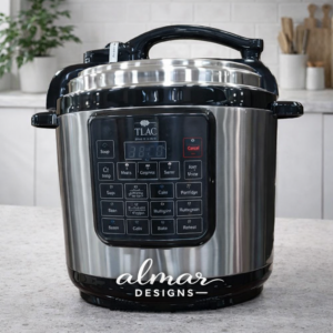 TLAC 8L Electric Pressure Cooker – 12 Preset Functions, Non-Stick Inner Pot (DPC-08TL)