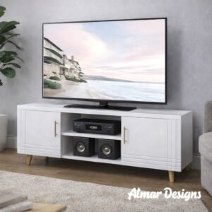 sydney pearl Modern Wooden TV Stand 4FT White