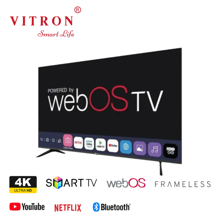Vitron 55-Inch WebOS Ultra HD 4K Smart TV – Frameless LED Smart TV in Kenya
