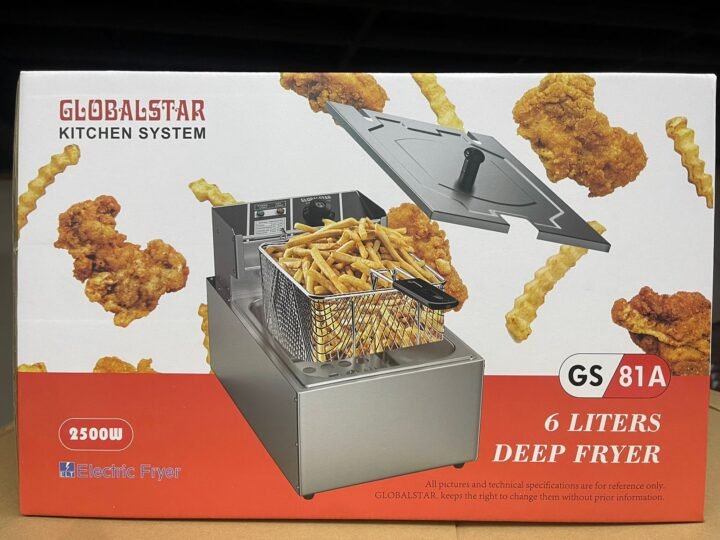 Globalstar 6 Litres Single Deep Fryer GS81A – Powerful, Efficient, and Easy to Use