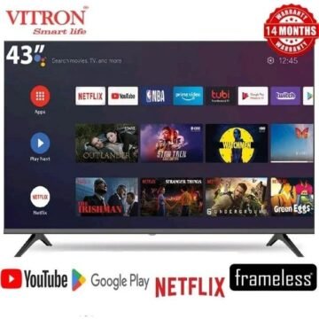 Vitron 43 Inches QLED Smart Android TV