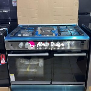 Haier 4 Gas + 2 Electric 60×90 Standing Cooker (HCR6042DES)