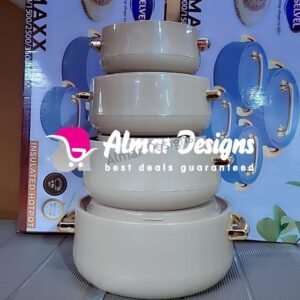 Maxx Hot Pot Set of 4 Pieces – Keep your food fresh