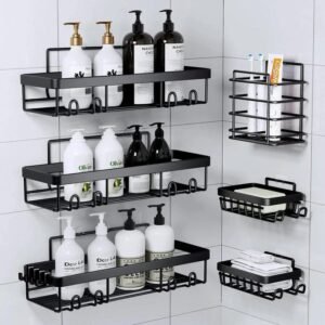 6-Piece Bathroom Organiser – Stylish & Functional Storage Solution
