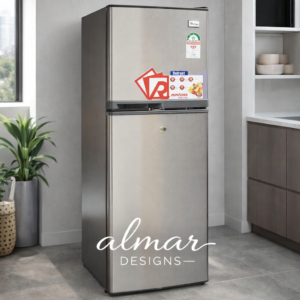 Ramtons 138L Direct Cool Top Mount Freezer Fridge + Fridge Guard