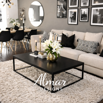 Felly Coffee Table black -size 120x60x48