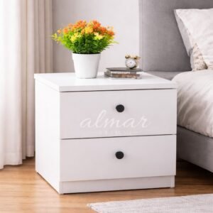 Julz Bedside Drawers -white