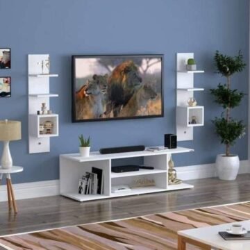 Monaco Modern TV Stand 4FT – Stylish, Durable & Functional