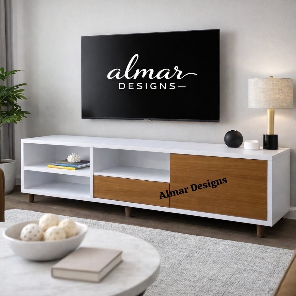 Diani 5FT Modern TV Stand – Elegant, Spacious & Contemporary Design 1 Diani 5FT Modern TV Stand – Elegant, Spacious & Contemporary Design